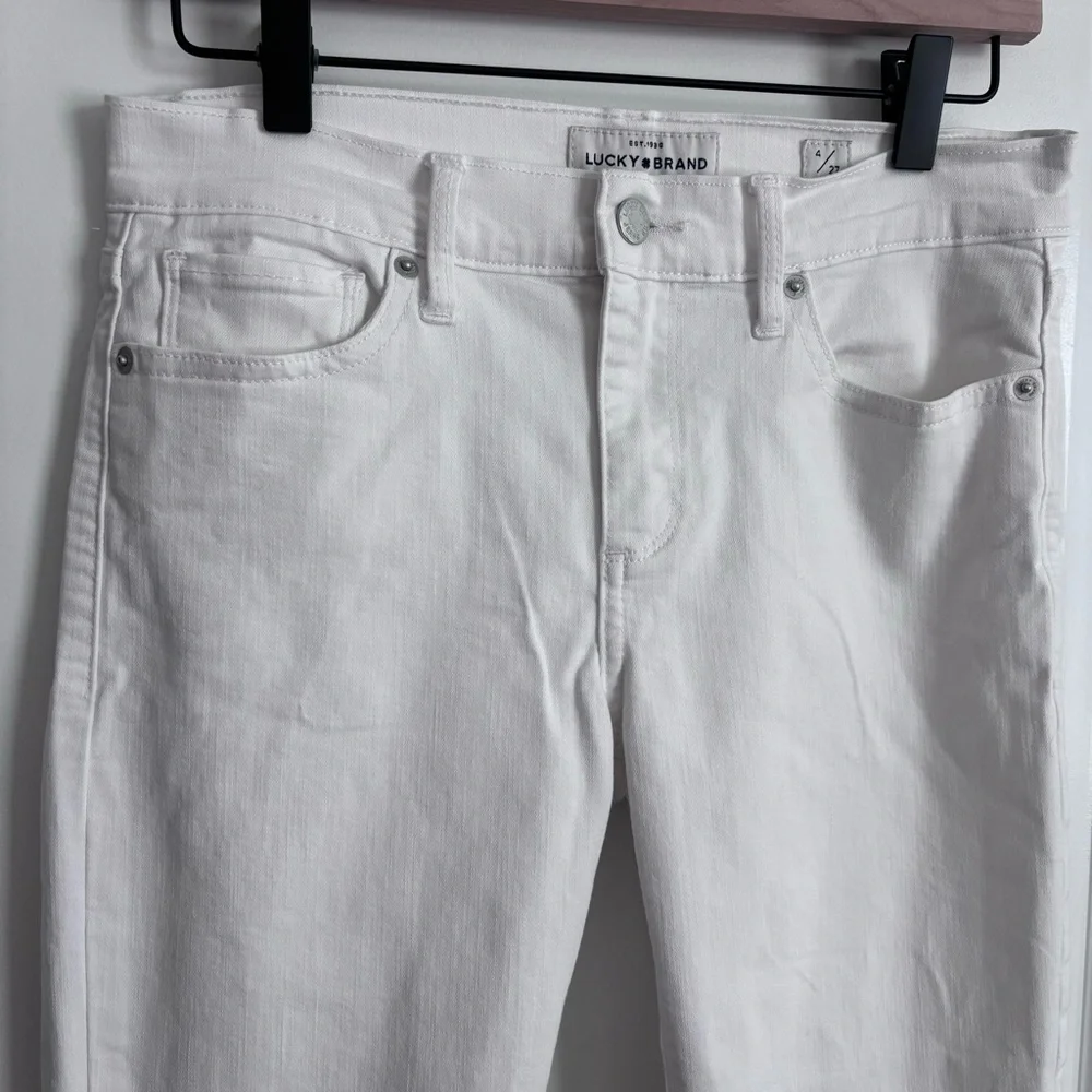 Lucky Brand Brooke Crop White Jeans Size 4/27